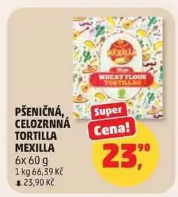 Penny Market Pšeničná, celozrnná tortilla Mexilla nabídka