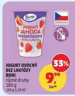 Penny Market Jogurt ovocný bez laktózy Boni nabídka