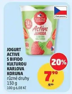 Penny Market JOGURT ACTIVE S BIFIDO KULTUROU KARLOVA KORUNA nabídka