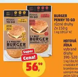 Penny Market BURGER PENNY TO GO nabídka