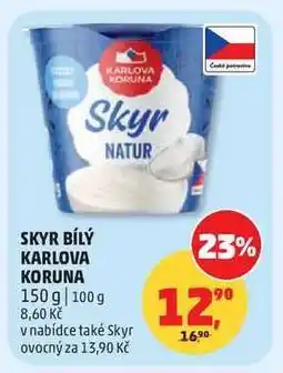 Penny Market Skyr bílý Karlova Koruna nabídka
