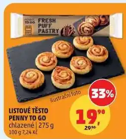 Penny Market LISTOVÉ TĚSTO PENNY TO GO nabídka