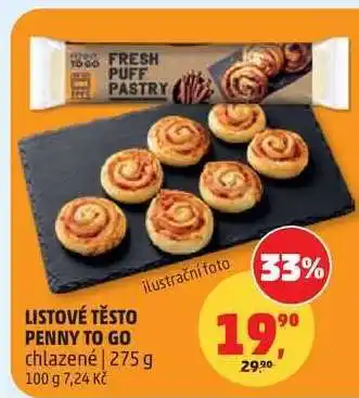 Penny Market LISTOVÉ TĚSTO PENNY TO GO nabídka