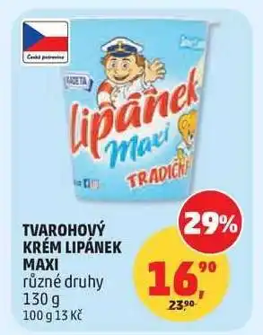 Penny Market TVAROHOVÝ KRÉM LIPÁNEK MAXI nabídka
