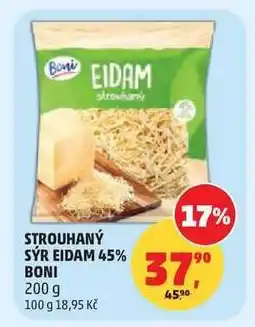 Penny Market STROUHANÝ SÝR EIDAM 45% BONI nabídka