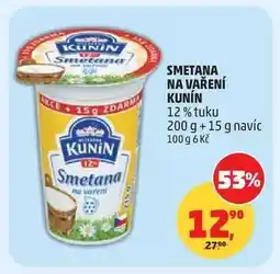 Penny Market SMETANA NA VAŘENÍ Kunín nabídka