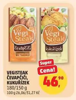 Penny Market VEGISTEAK ČEVAPČIČI, KUKUŘÍZEK nabídka