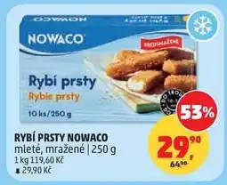 Penny Market RYBÍ PRSTY NOWACO nabídka