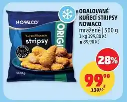Penny Market OBALOVANÉ KUŘECÍ STRIPSY NOWACO nabídka