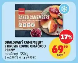 Penny Market Obalovaný Camembert s brusinkovou omáčkou PENNY nabídka
