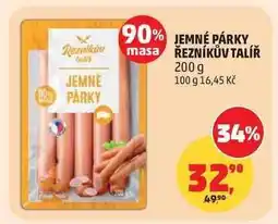 Penny Market JEMNÉ PÁRKY ŘEZNÍKŮV TALÍŘ nabídka