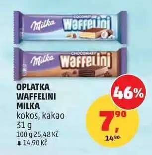 Penny Market OPLATKA WAFFELINI MILKA nabídka