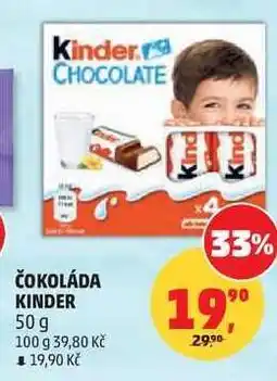 Penny Market ČOKOLÁDA KINDER nabídka