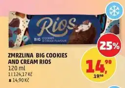 Penny Market ZMRZLINA BIG COOKIES AND CREAM RIOS nabídka