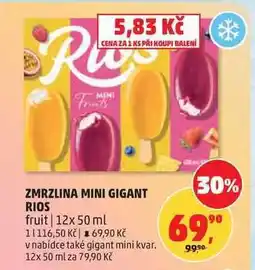 Penny Market Zmrzlina Mini Gigant Rios nabídka