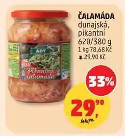 Penny Market Čalamáda dunajská, pikantní nabídka