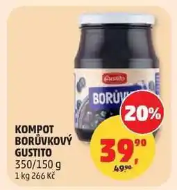 Penny Market KOMPOT BORŮVKOVÝ GUSTITO nabídka