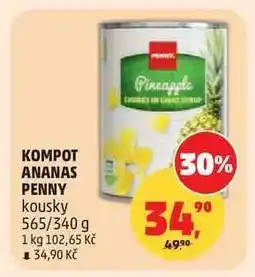 Penny Market KOMPOT ANANAS PENNY nabídka