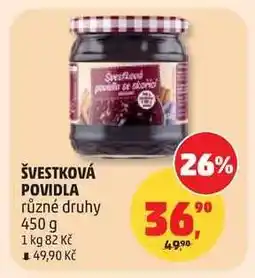 Penny Market Švestková povidla nabídka