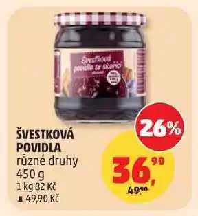 Penny Market Švestková povidla nabídka