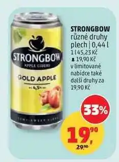 Penny Market STRONGBOW různé druhy plech nabídka