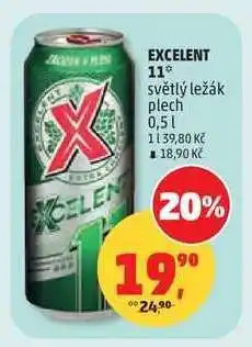 Penny Market EXCELENT 11° světlý ležák plech nabídka