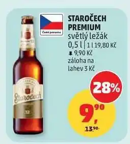 Penny Market STAROČECH PREMIUM světlý ležák nabídka