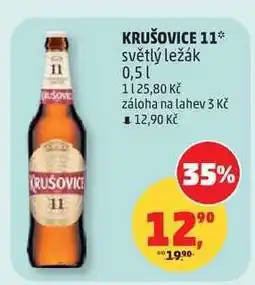 Penny Market Krušovice 11 světlý ležák nabídka