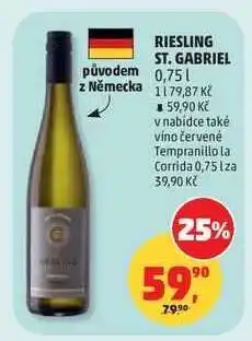 Penny Market RIESLING ST. GABRIEL nabídka