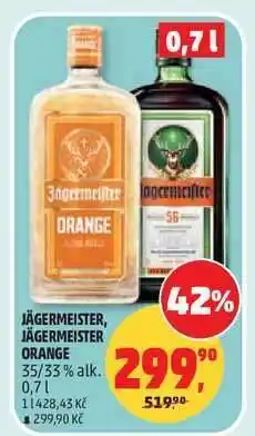 Penny Market Jägermeister, Jägermeister Orange nabídka
