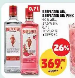 Penny Market BEEFEATER GIN, BEEFEATER GIN PINK nabídka