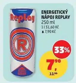 Penny Market ENERGETICKÝ NÁPOJ REPLAY nabídka