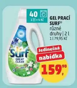 Penny Market GEL PRACÍ SURF nabídka