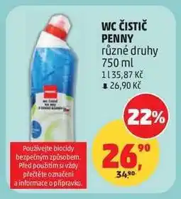 Penny Market WC ČISTIČ PENNY nabídka