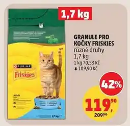 Penny Market GRANULE PRO KOČKY FRISKIES nabídka