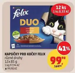 Penny Market KAPSIČKY PRO KOČKY FELIX nabídka