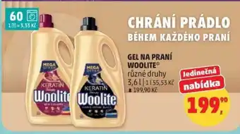 Penny Market GEL NA PRANÍ WOOLITE nabídka