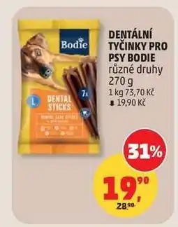 Penny Market DENTÁLNÍ TYČINKY PRO PSY BODIE nabídka