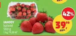 Penny Market Jahody balené nabídka