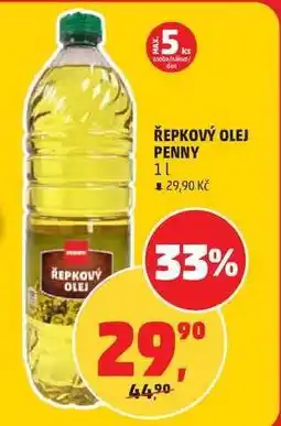 Penny Market ŘEPKOVÝ OLEJ PENNY nabídka