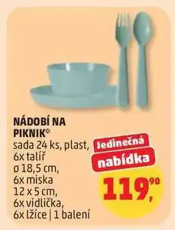 Penny Market Nádobí na piknik nabídka