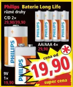 Norma Philips Baterie Long Life nabídka