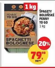 Penny Market Špagety boloňské Penny To Go nabídka