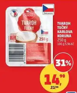 Penny Market Tvaroh tučný Karlova Koruna nabídka