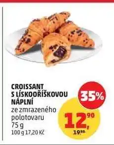 Penny Market Croissant s lískooříškovou náplní nabídka