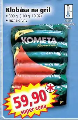 Norma KLOBÁSA NA GRIL nabídka