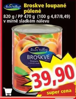Norma Broskve loupané půlené nabídka
