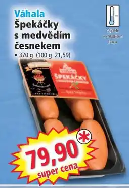 Norma Váhala Špekáčky s medvědím česnekem nabídka
