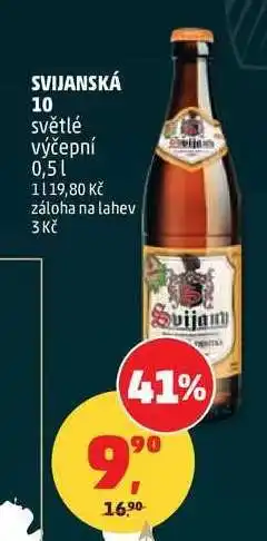 Penny Market Svijanská 10 světlé výčepní 0,5l nabídka