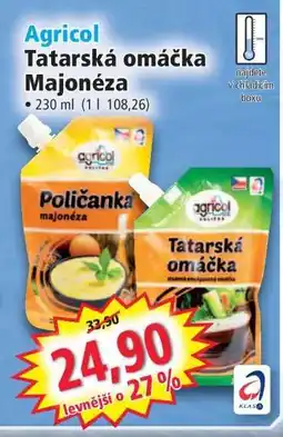 Norma Agricol Tatarská omáčka, Majonéza nabídka